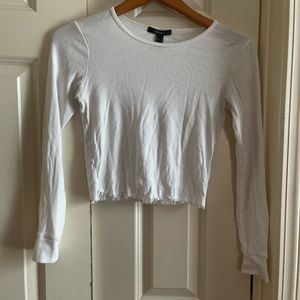 Forever 21 ruffle at the bottom shirt